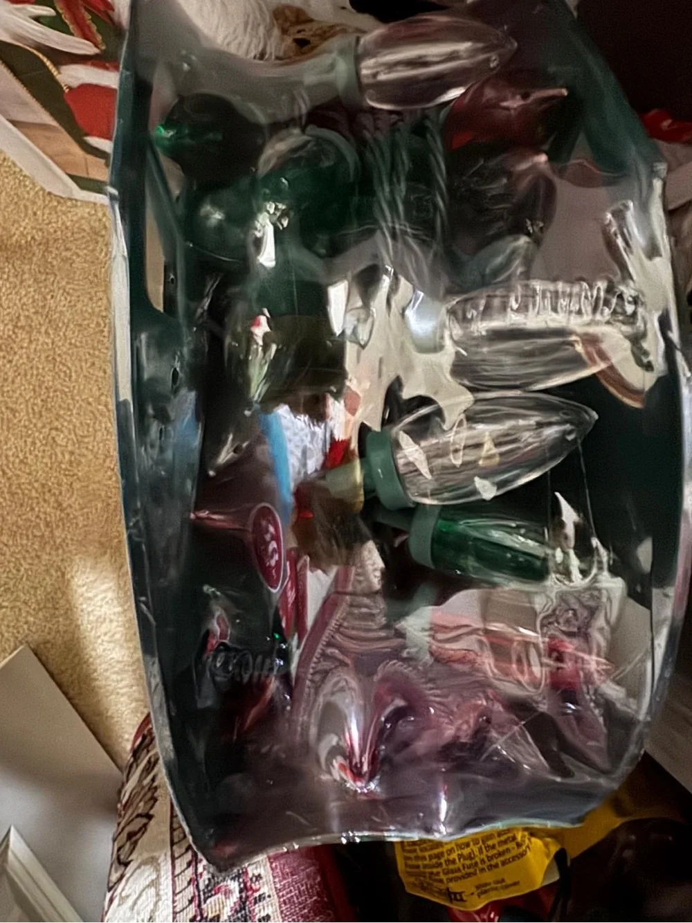 Home Accents Holiday 100-Count Red, Green & Warm White C9 LED String Lights